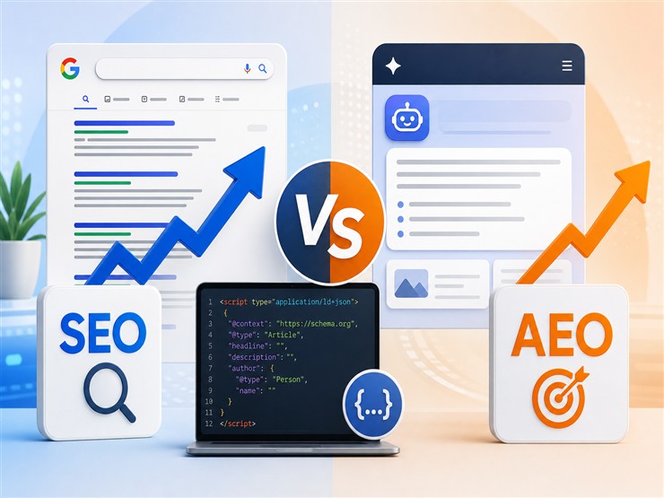 SEO vs AEO: How to Rank on Google and AI Search Engines