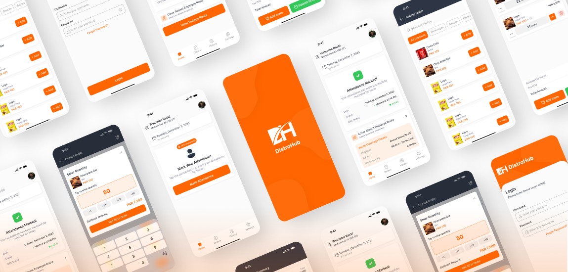 DistroHub order booking and distribution platform